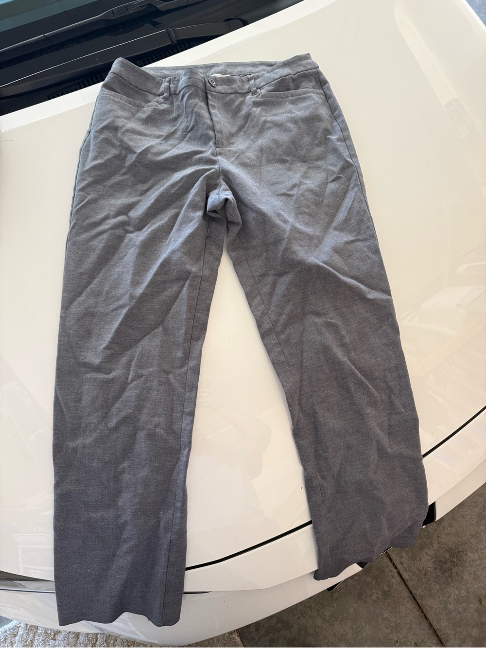 Women’s Grey Christopher & Banks Trousers Size 10